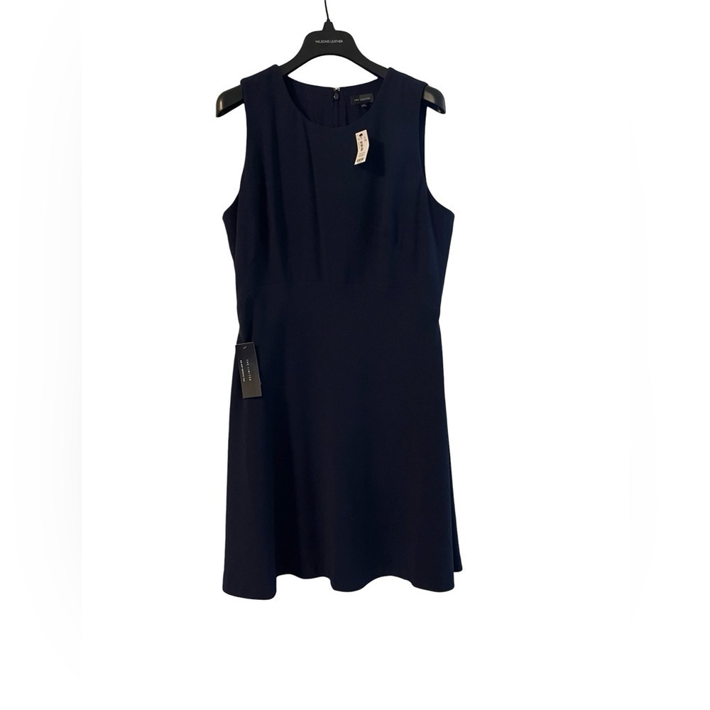 NWT The Limited Sleeveless Navy Blue A-line Dress Zipper/Clasp back close Sz 14